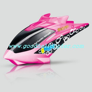 SYMA-s107p helicopter parts head cover (pink color) - Click Image to Close